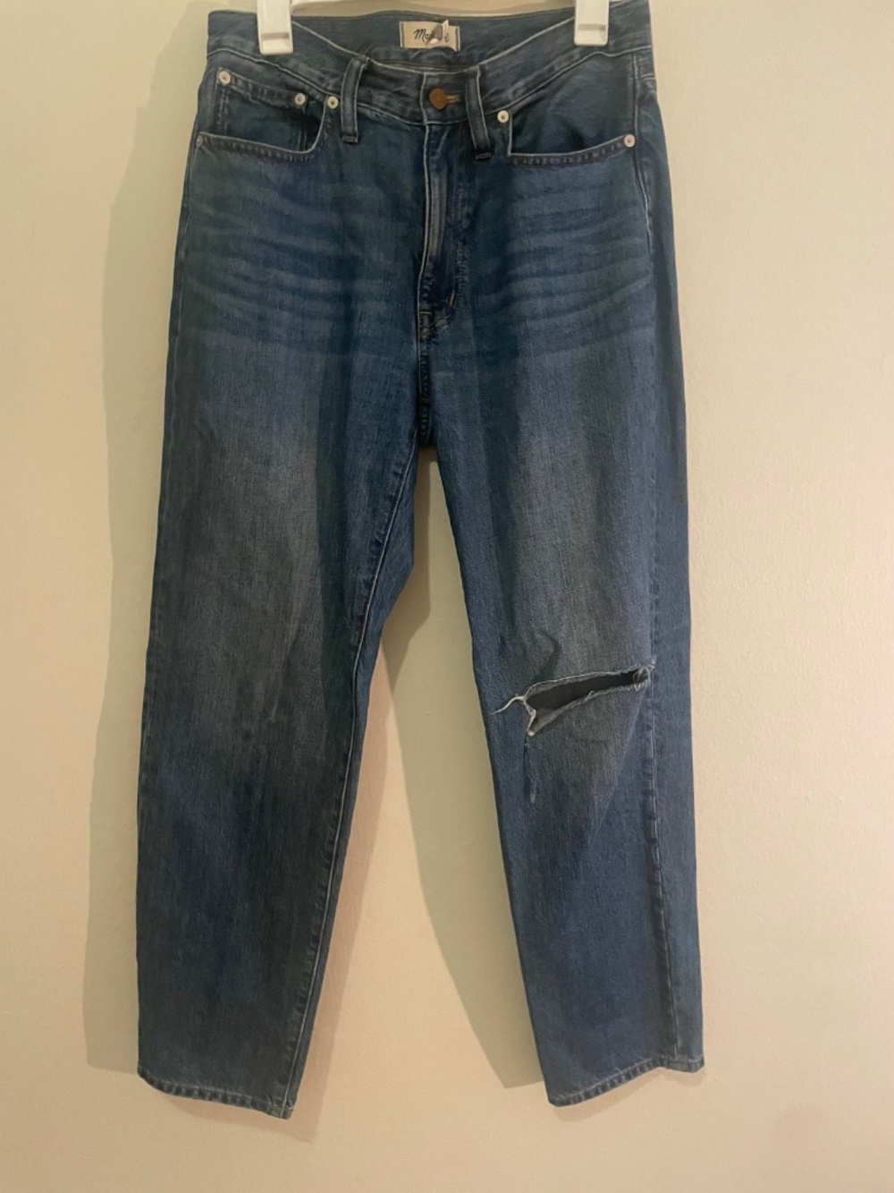 MADEWELL Boyfriend Jeans The Slouchy Boy Jean ripped 27